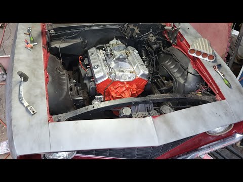 1969 Camaro Video 5 installing the engine