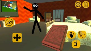 Stickman Neighbor Scary Secret - Level 4 - Gameplay screenshot 4