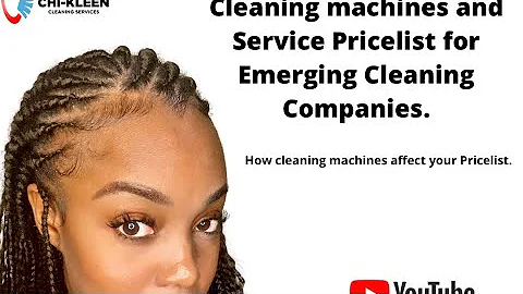 Cleaning machines and Service  Pricelist of emergi...