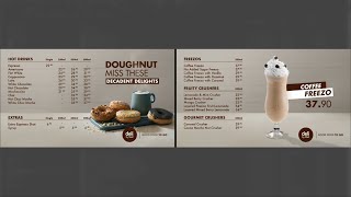 Digital Menu Board Content - Deli by Shell