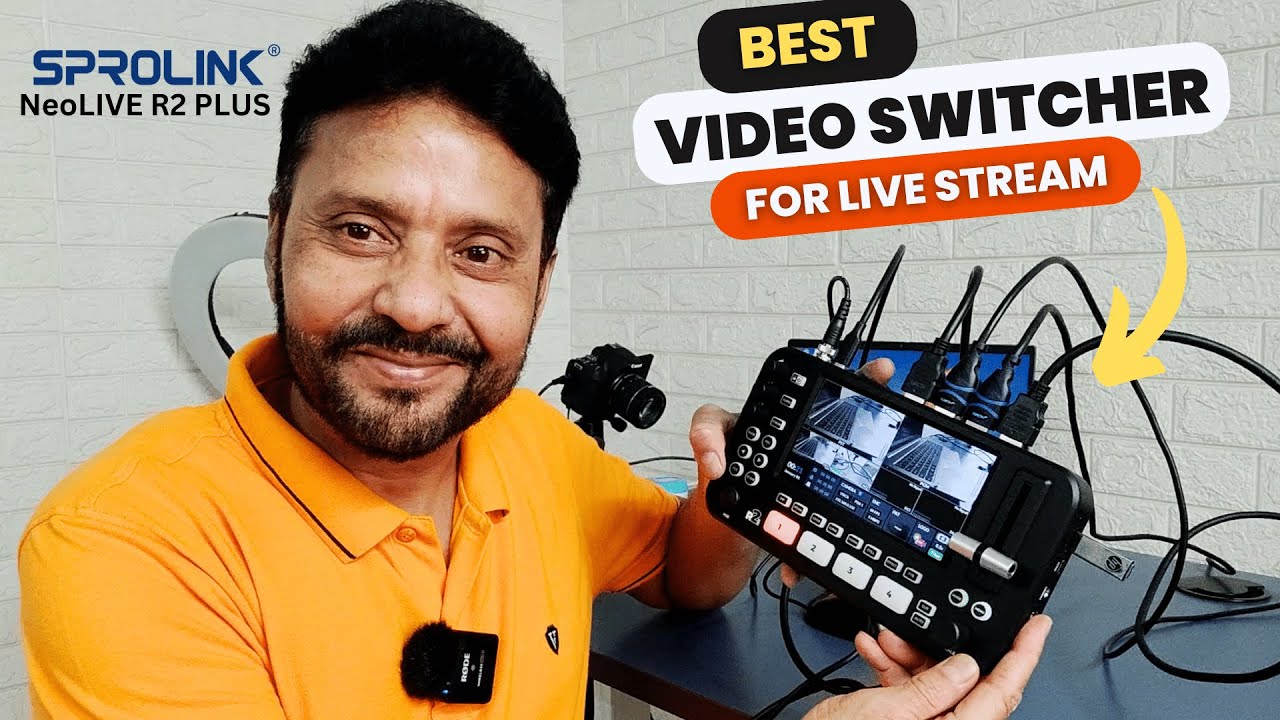 Best Video Switcher For Live Streaming SPROLINK NeoLive R2 Plus Video