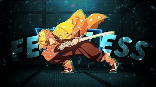 Fearless - Zenitsu edit "badass amv" edgy style -demon slayer