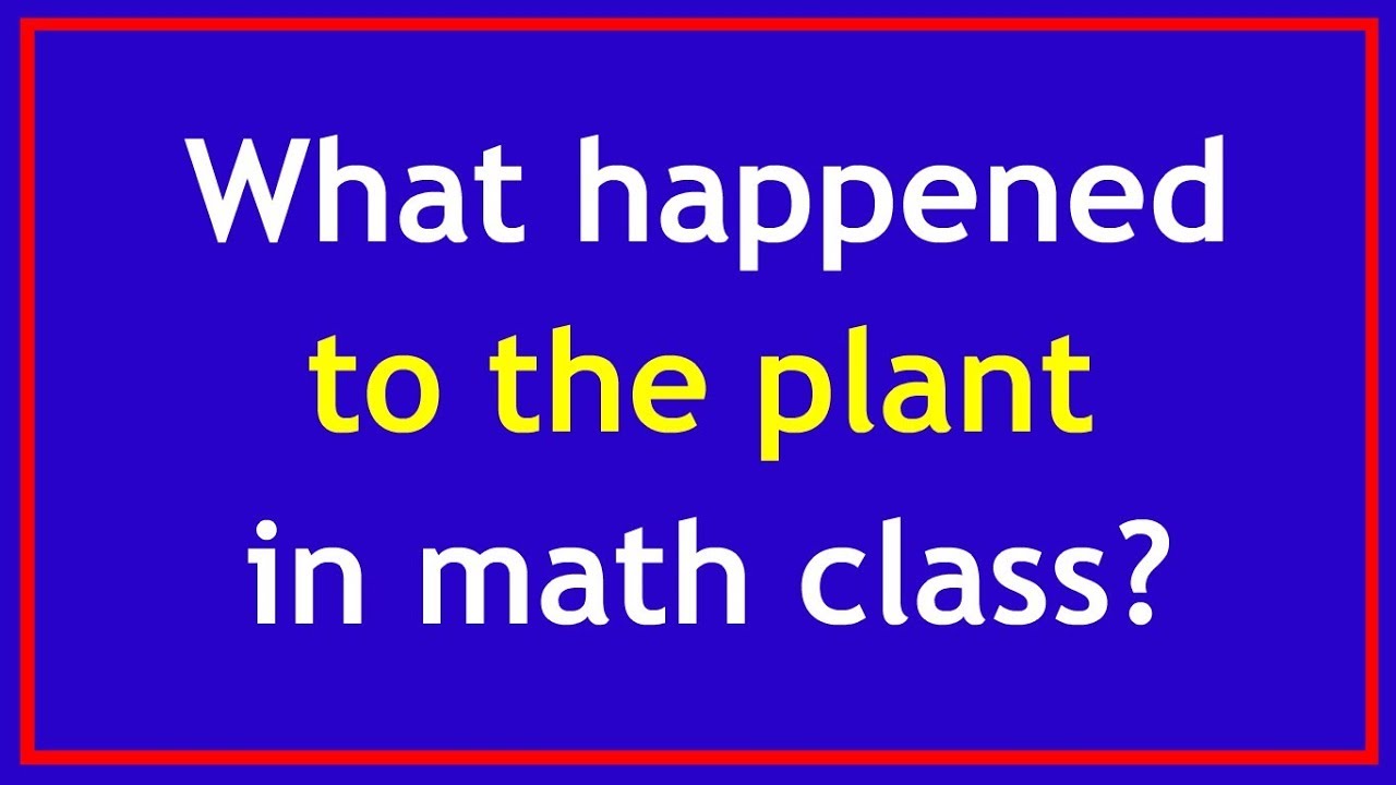 Funny Math Riddles With Answers - YouTube