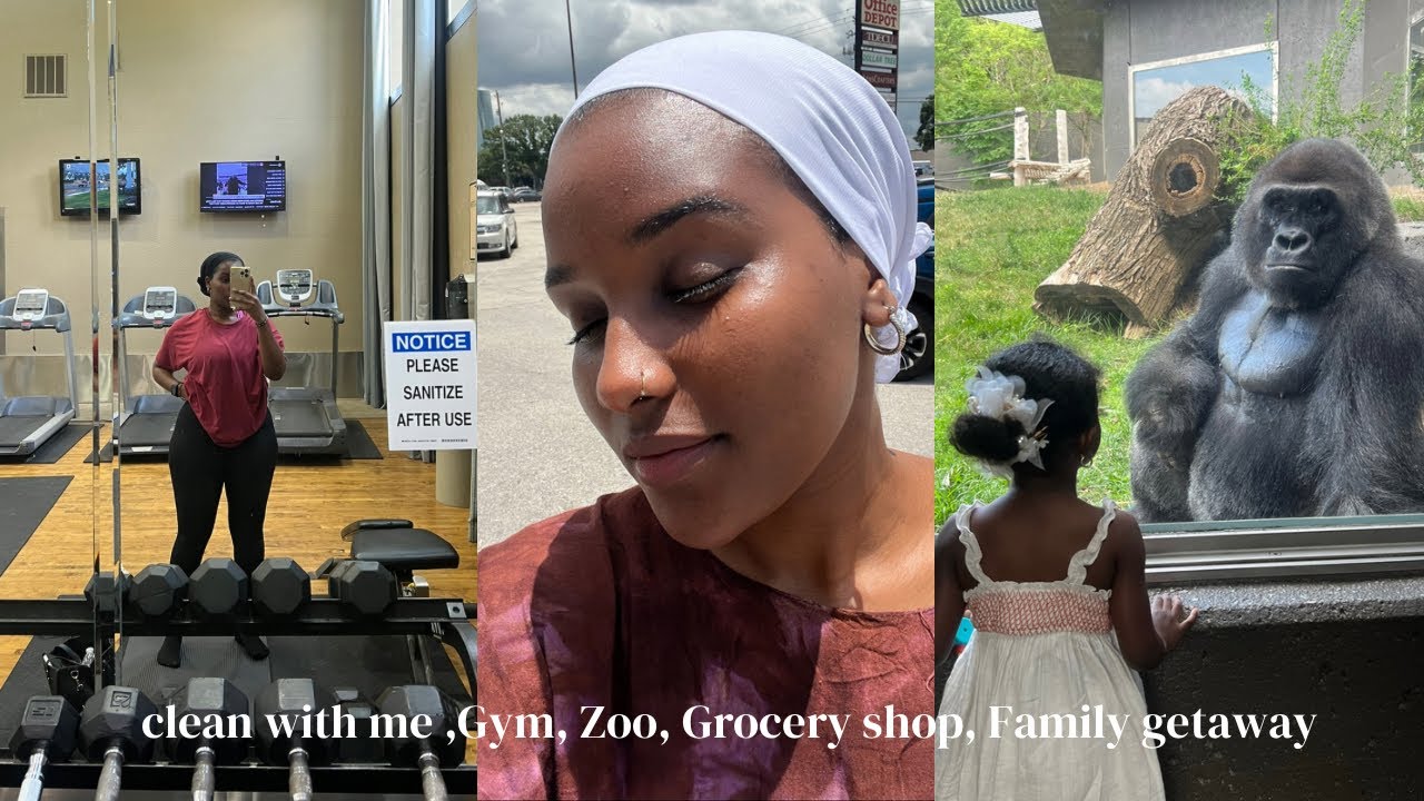 VLOG| Young Muslim mom| Clean with me, New Prayer Baati, Gym, Grocery Shopping & Omaha zoo