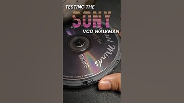 Sony VCD Walkman D-VJ65 Works After Years! | #shorts #walkman #retrotech
