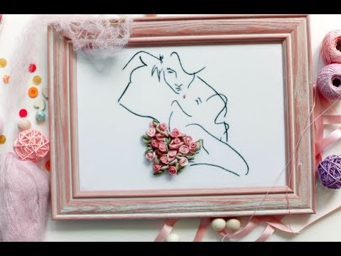 Video: How To Embroider A Picture With Ribbons