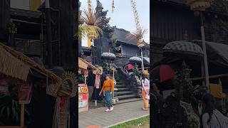 Sisi unik area Pura Besakih saat Karya agung