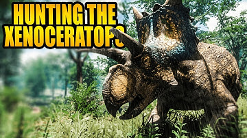 HUNT FOR XENOCERATOPS UPDATE, STEGO VS CERATOSAURUS, NEW WEATHER/STORMS - Collision Course Gameplay