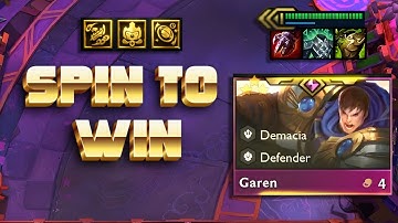 SPIN TO WIN! 3★ Garen Is Beefy — Demacia Domination (TFT Set 16)