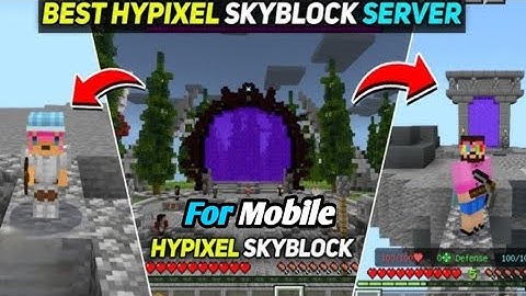 🔥 “How To JOIN Hypixel SkyBlock in Minecraft PE 1.21+ 😱 (Official Server Released!)”