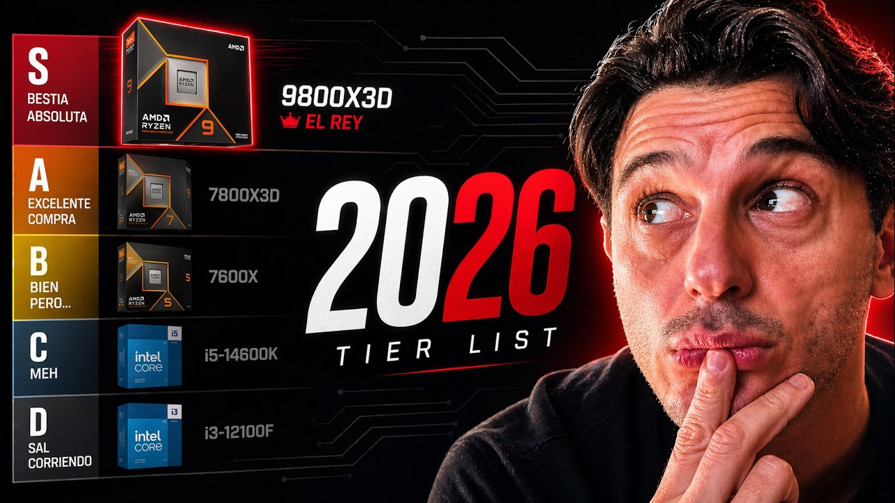 Tier List CPUs 2026 DEFINITIVA | MEJORES Procesadores Calidad-precio ...