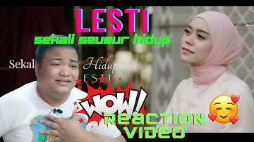 Lesti - Sekali Seumur Hidup | Official Music Video [REACTION VIDEO]