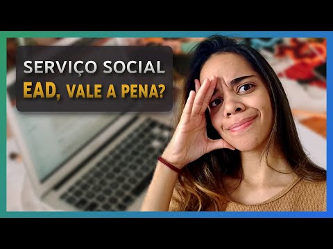 O CURSO de SERVIÇO SOCIAL EAD, VALE A PENA ?! - #minhaopinião.