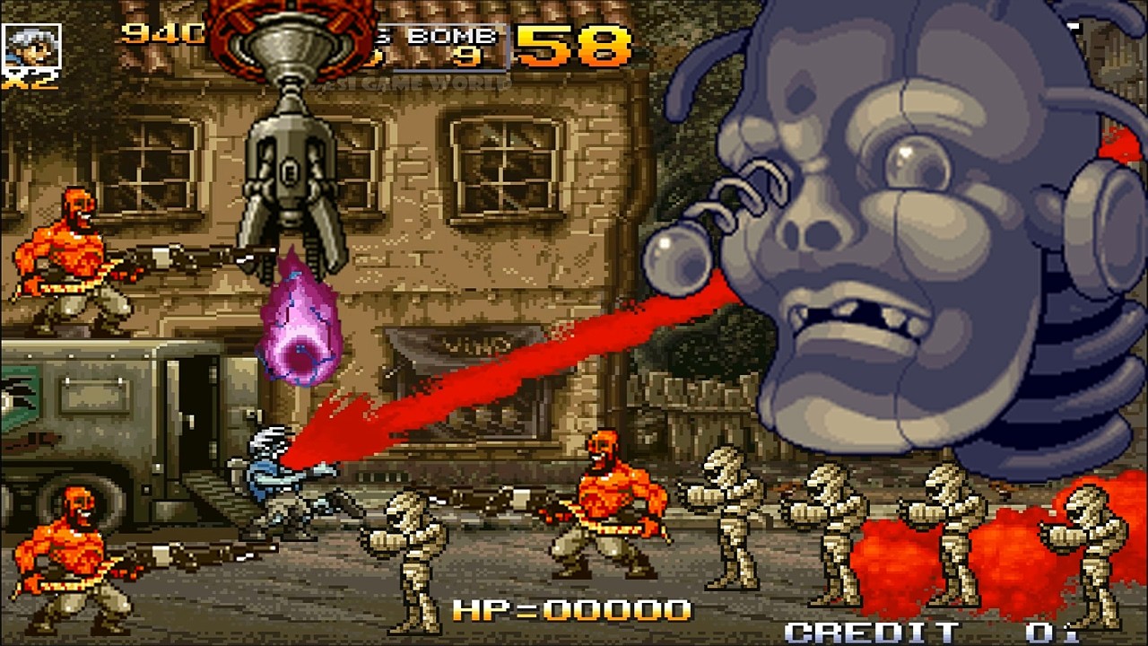 Metal Slug 4 - Super Remix Plus Zombie Player 3.2 Gameplay - YouTube