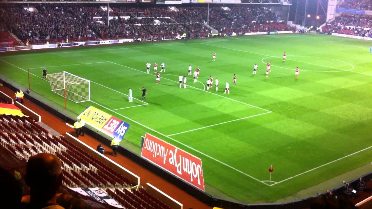 Nottingham Forest 5 - 3 Fulham Britt Assombalonga goal 2014 - YouTube
