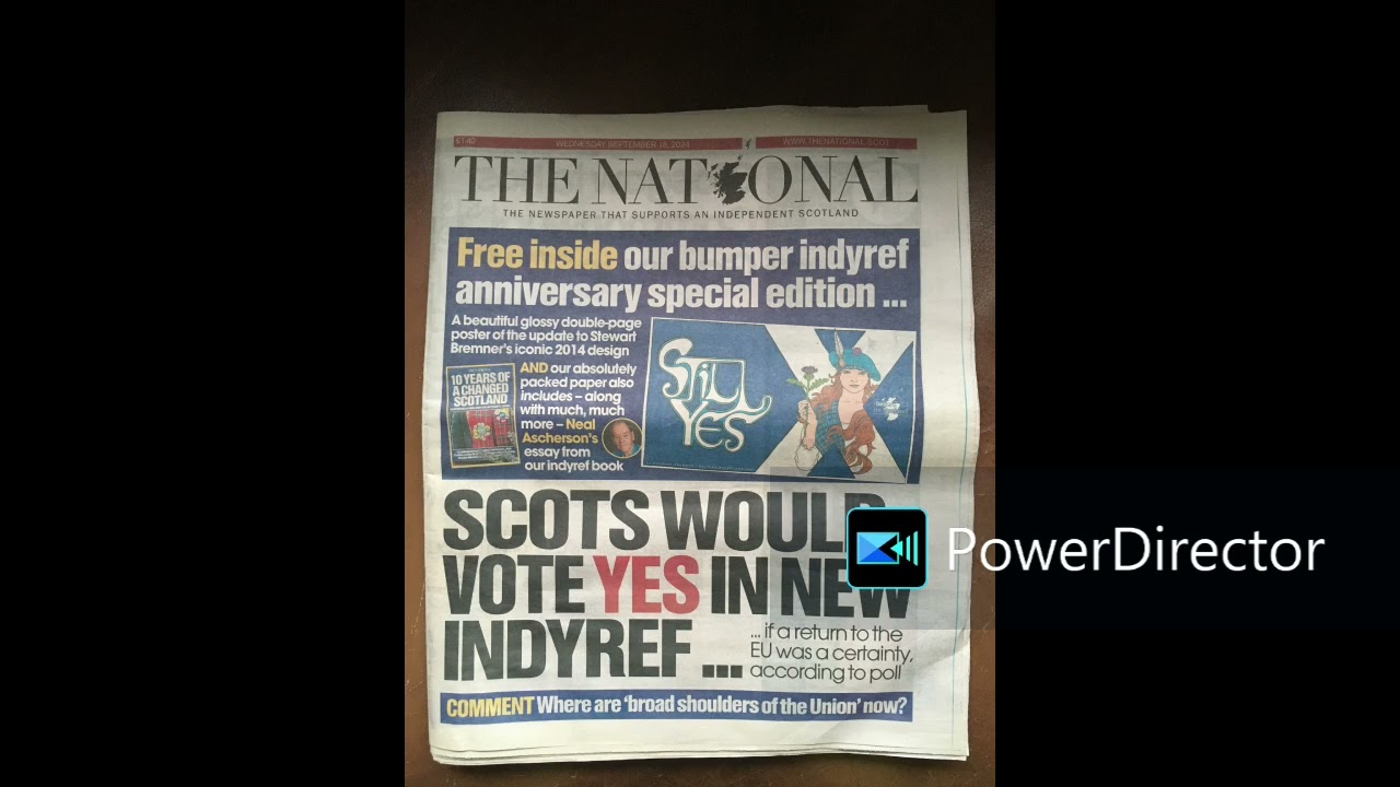 Excerpt from the National “Sturgeon: Unionist confidence in UK proven ‘skin-deep at best’”