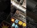⚙️💥 Haste com Duas Rosca no Torno #usinagem #tornomecanico #tornocnc #machine #cncmachine #metal