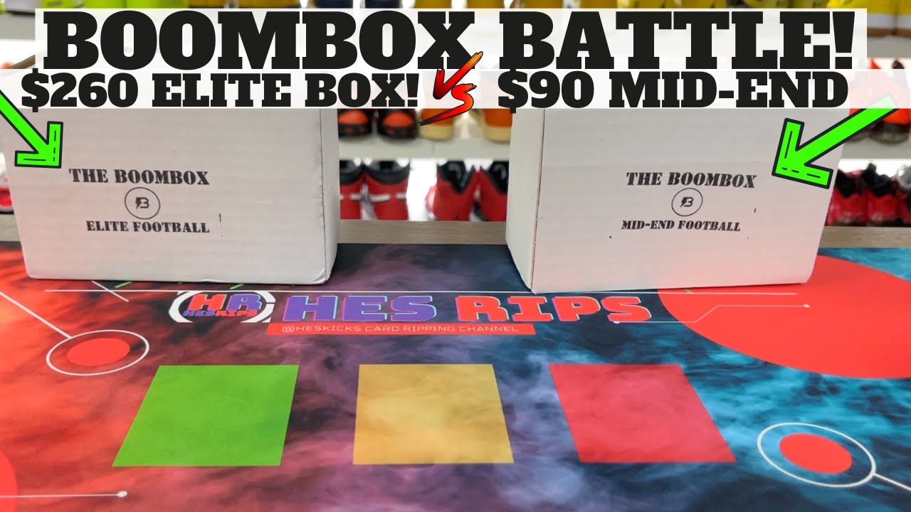 BOOMBOX FOOTBALL HOBBY PACK BATTLE MID vs ELITE (SEPT 2022) YouTube