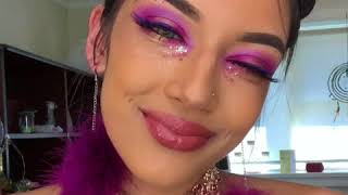 GLO TATTS Cotton Candy Bindi tutorial by Rowi Singh perfect Festival accessory