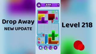 Drop Away Level 218 Walkthrough - NEW UPDATE | Step-by-Step Guide 🧠 | SolutionGuruji