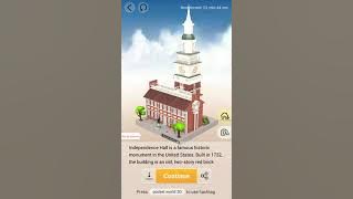 Pocket World 3D - Boston - Independence Hall