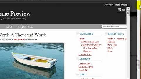 WordPress Video Tutorial 03 - How to Install WordPress Theme.
