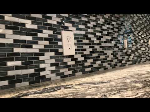 How to Install Backsplash Glass Tile