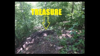 The Forest Of TREASURE - Digging An Old Dump - Vintage Marbles - Antiques - Toys - Trash Picking -
