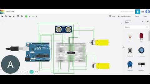 obstacle avoiding robot simulation