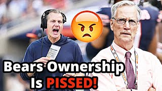 Matt Eberflus On The Hot Seat!? Bears Ownership Is PISSED 🤬