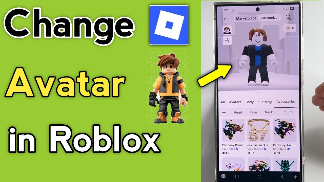 How To Change Avatar In Roblox Roblox Me Character Kaise Change YouTube 