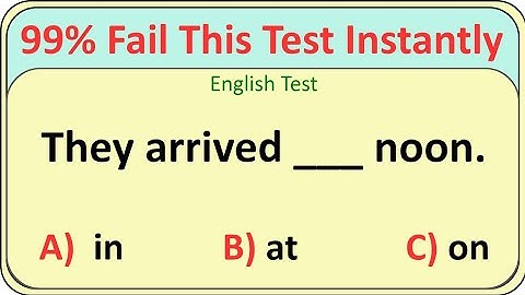English Grammar Test ✨ E 4 English ✨ 99% Fail This Test Instantly