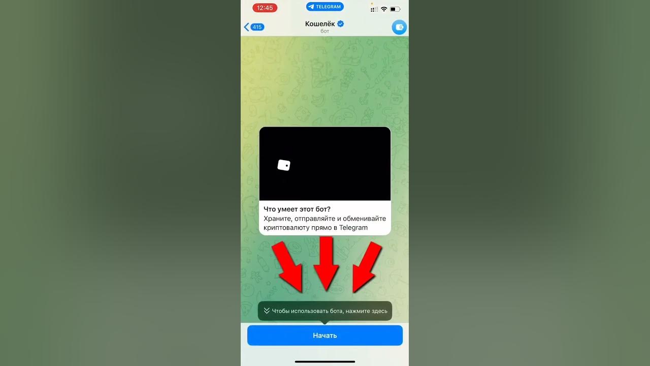 Как сделать кошелек в телеграмме