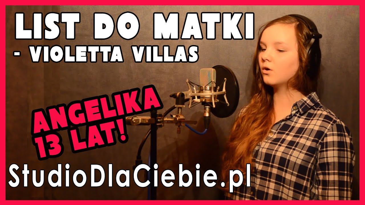 List Do Matki Do Ciebie Mamo Violetta Villas Cover By Angelika Maszczak Youtube