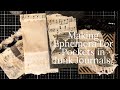 Making Ephemera for Pockets in Junk Journals