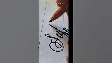 Amazing handwriting •• English cursive writing | Sufyan in calligraphy 🖤#shorts #viral #calligraphy