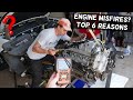 WHAT CAUSES ENGINE MISFIRE, TOP 6 REASONS FOR ENGINE MISFIRE