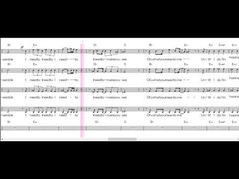 MICHELLE　改定　【楽譜】　ハモリ　スコアーメーカーＺＥＲＯ