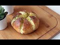 Cream Cheese Garlic Bread Recipe So Yummy and Tasty Korean Street Food - 아줌마 Ajumma