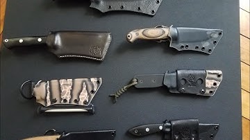 Custom Kydex Sheaths || Recap of sheaths for my Australian buddy, Scott!