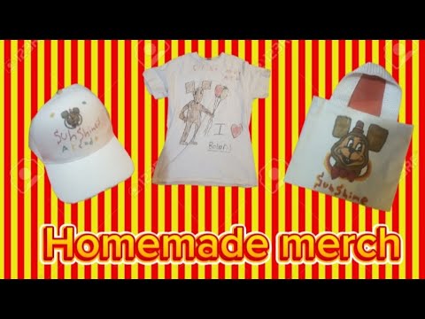 Showing all of Sunshine's Homemade merch - YouTube