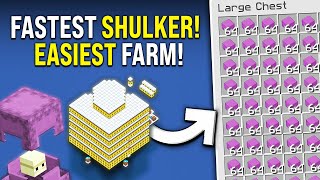 BEST Shulker Farm Minecraft Tutorial - EASY! - 1,750/HR!
