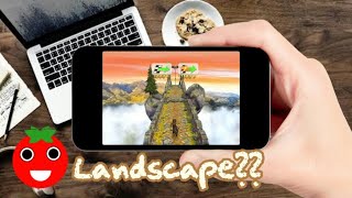 How To Play Temple Run 2 On Landscape Mode? Tutorial🍅 screenshot 1