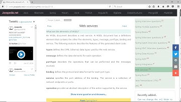 What are the elements of WSDL? | javapedia.net