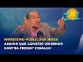 Domingo Páez "Quiero asumir una defensa a favor de Freddy Hidalgo"