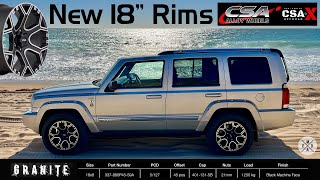 New Wheels - Mullins CSA Granite 18x8 5/127 45+ Rims | PROJECT COMMANDER | 4x4 4WD Car