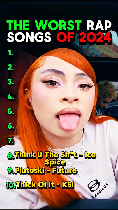 Worst Rap Songs Of 2024 #rap #hiphop #drake #kendricklamar #rapbeef #kanyewest #kanye #ksi #icespice