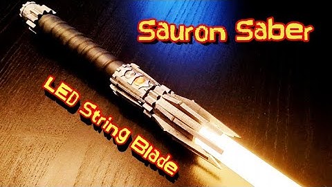 Sauron Lightsaber w/LED String Blade! #sauron #lotr