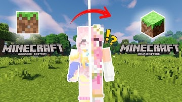 Minecraft Bedrock Player Tries Java Edition For The FIRST TIME!?!