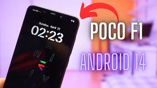 POCOPHONE F1 Android 14 Review (2024) New looks